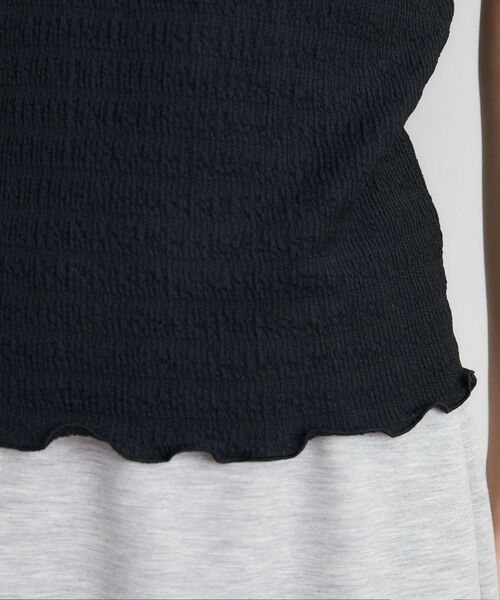 RETRO GIRL（レトロガール）の「カップツキシャーリングタンク（タンクトップ・レディース・グリーン/ライトピンク/オフホワイト/ブラック/ブルー/ライトグリーン・FREE/MEDIUM/LARGE）」の16枚目の写真