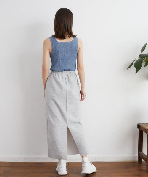 RETRO GIRL（レトロガール）の「カップツキシャーリングタンク（タンクトップ・レディース・グリーン/ライトピンク/オフホワイト/ブラック/ブルー/ライトグリーン・FREE/MEDIUM/LARGE）」の14枚目の写真