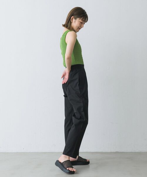 RETRO GIRL（レトロガール）の「カップツキシャーリングタンク（タンクトップ・レディース・グリーン/ライトピンク/オフホワイト/ブラック/ブルー/ライトグリーン・FREE/MEDIUM/LARGE）」の18枚目の写真