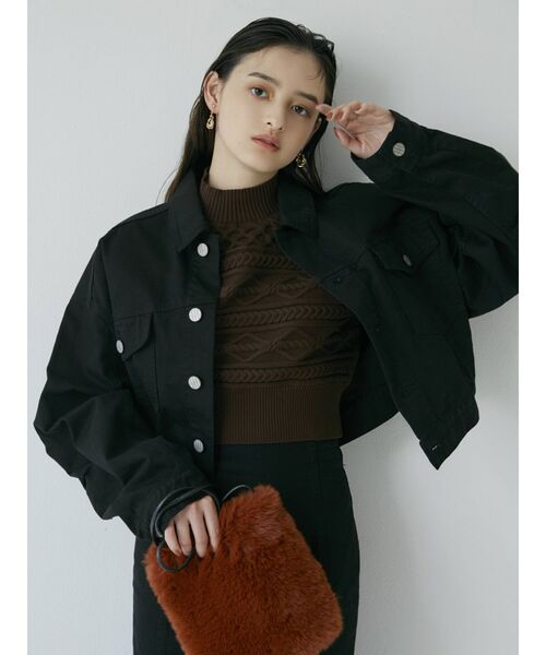 MURUA(ムルーア)の「フェイクファーショルダーバッグ(ショルダーバッグ・レディース・ブラウン/カーキ・FREE)」の8枚目の写真