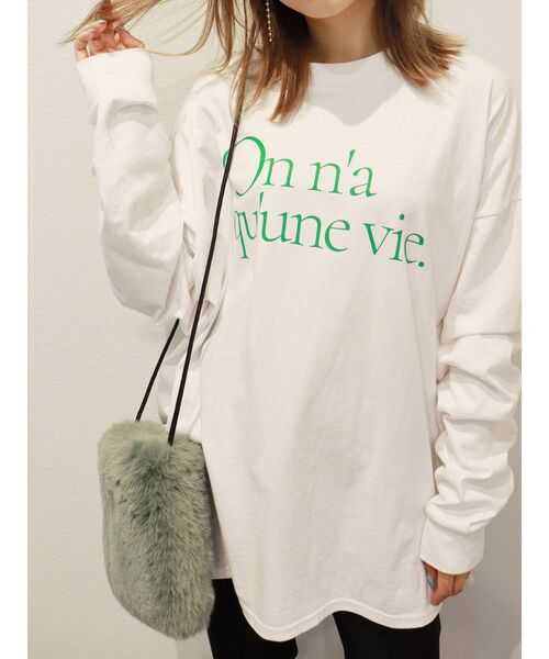 MURUA(ムルーア)の「フェイクファーショルダーバッグ(ショルダーバッグ・レディース・ブラウン/カーキ・FREE)」の16枚目の写真