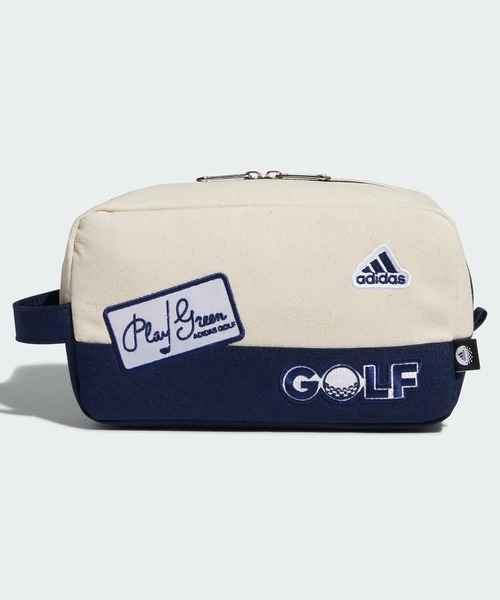adidas(アディダス)の「コットンキャンバス ハンドルポーチ【adidas Golf/アディダスゴルフ】(ポーチ・メンズ・ホワイト系その他2/ホワイト系その他3/ホワイト×ネイビー/ホワイト系その他・FREE)」の3枚目の写真