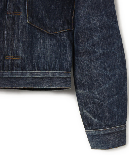 A.P.C.(アーペーセー)の「デニムジャケット(デニムジャケット・レディース・ネイビー・S)」の5枚目の写真