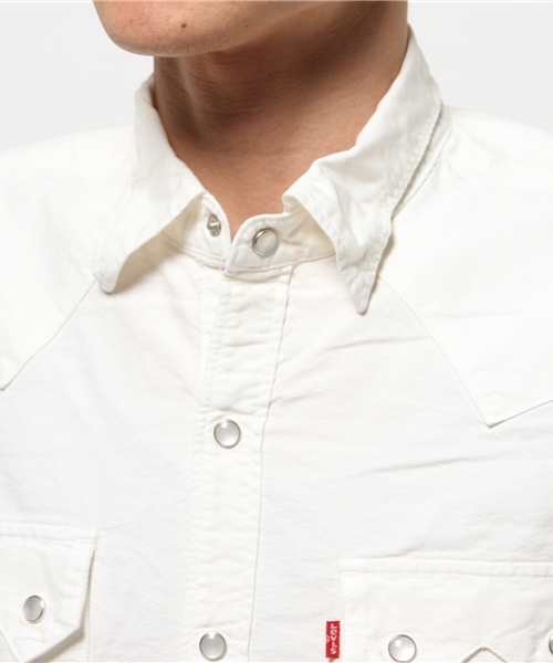 Levi's（リーバイス）の「ソウトゥースウエスタンシャツ/MADE IN JAPAN（シャツ/ブラウス・メンズ・ホワイト・SMALL/MEDIUM）」の5枚目の写真
