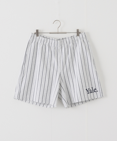JOURNAL STANDARD(ジャーナルスタンダード)の「【YALE×JOURNAL STANDARD】別注トレーニングショーツ(その他パンツ・メンズ・グレー/ライトグレー・MEDIUM/LARGE)」の2枚目の写真