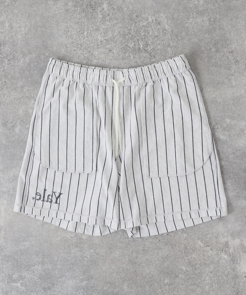 JOURNAL STANDARD(ジャーナルスタンダード)の「【YALE×JOURNAL STANDARD】別注トレーニングショーツ(その他パンツ・メンズ・グレー/ライトグレー・MEDIUM/LARGE)」の7枚目の写真