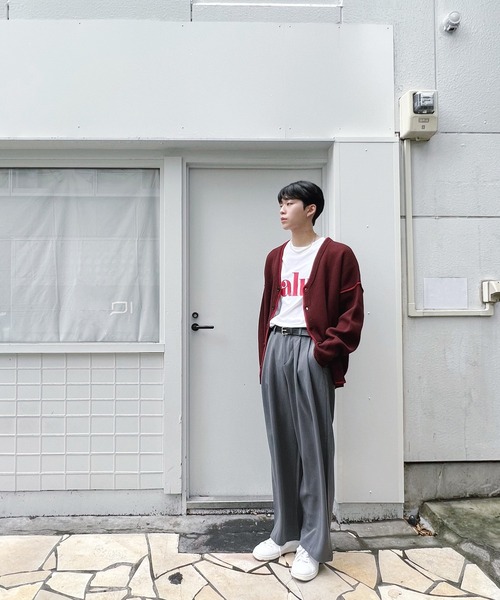 Figments（フィグメンツ）の「タックワイドスラックス（その他パンツ・メンズ・ブラック/グレー・MEDIUM/LARGE）」の13枚目の写真