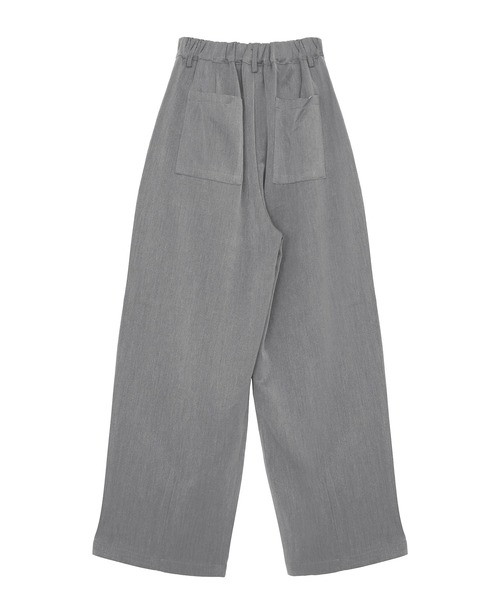 Figments（フィグメンツ）の「タックワイドスラックス（その他パンツ・メンズ・ブラック/グレー・MEDIUM/LARGE）」の3枚目の写真