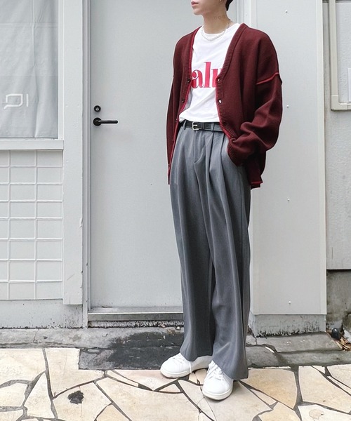 Figments（フィグメンツ）の「タックワイドスラックス（その他パンツ・メンズ・ブラック/グレー・MEDIUM/LARGE）」の18枚目の写真