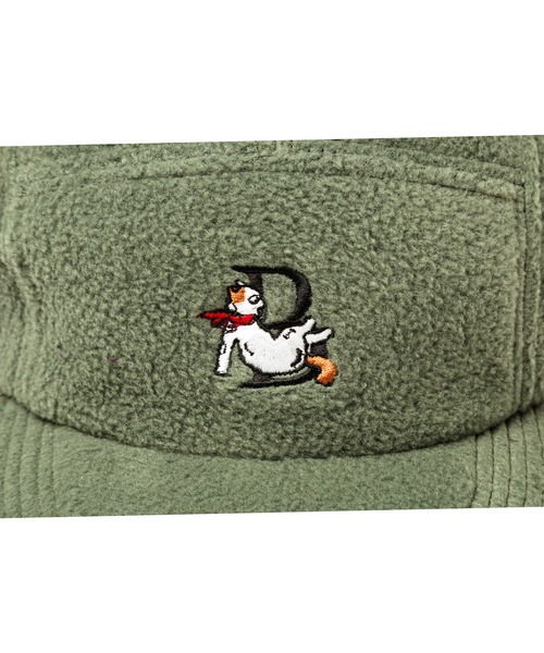 And A(アンドエー)の「AlexanderLeeChang アレキサンダーリーチャン / BLC FLEECE CAP B-CAT 刺繍 フリース ジェットキャップ / BC052201(キャップ・メンズ・ブラック/オリーブ/パープル・ONE SIZE)」の5枚目の写真