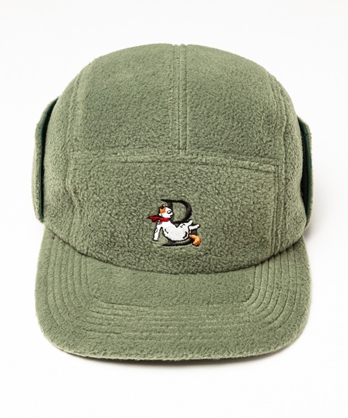 And A(アンドエー)の「AlexanderLeeChang アレキサンダーリーチャン / BLC FLEECE CAP B-CAT 刺繍 フリース ジェットキャップ / BC052201(キャップ・メンズ・ブラック/オリーブ/パープル・ONE SIZE)」の11枚目の写真