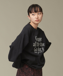 裏起毛ロゴスウェット