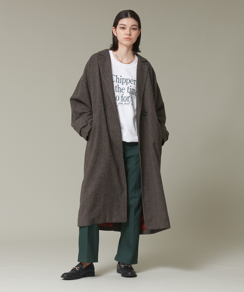 NOMINE（ノミネ）の「裏起毛ロゴスウェット（スウェット・レディース・ホワイト/ライトグレー/ブラック/ダークグリーン/レッド/ピンク・フリー）」の14枚目の写真