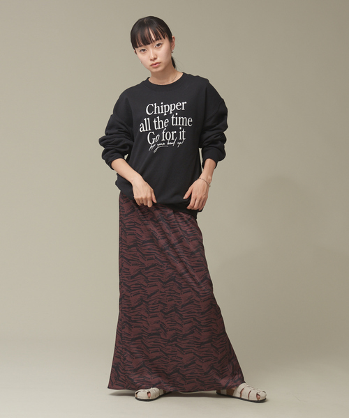 NOMINE（ノミネ）の「裏起毛ロゴスウェット（スウェット・レディース・ホワイト/ライトグレー/ブラック/ダークグリーン/レッド/ピンク・フリー）」の20枚目の写真