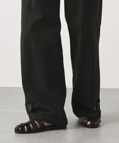 EMMA CLOTHES(エマクローズ)の「ワイドストレートM-47ミリタリーカーゴパンツ(カーゴパンツ・メンズ・ブラック/カーキ/オリーブ系/ベージュ/グレー系・L/M/S)」の8枚目の写真