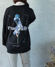 SITRY | wide silhouette flower print sweat/ワイドシルエット フラワープリント スウェット/トレーナー(スウェット)