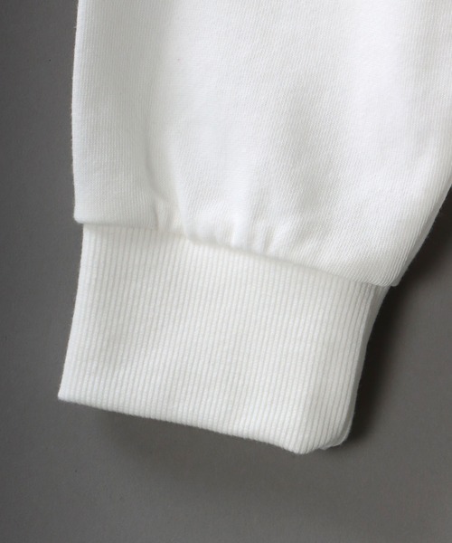 SITRY（シトリー）の「wide silhouette flower print sweat/ワイドシルエット フラワープリント スウェット/トレーナー（スウェット・メンズ・ブラック/オフホワイト・M/L）」の7枚目の写真