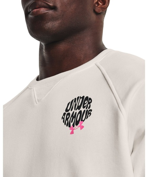 UNDER ARMOUR（アンダーアーマー）の「UAエレベーティッド テリー クルー（トレーニング/メンズ）（スウェット・メンズ・ホワイト/ブラック/グレー・3XL/XL/L/M/S/XXL）」の6枚目の写真