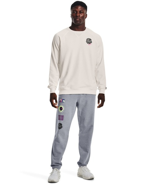 UNDER ARMOUR（アンダーアーマー）の「UAエレベーティッド テリー クルー（トレーニング/メンズ）（スウェット・メンズ・ホワイト/ブラック/グレー・3XL/XL/L/M/S/XXL）」の7枚目の写真