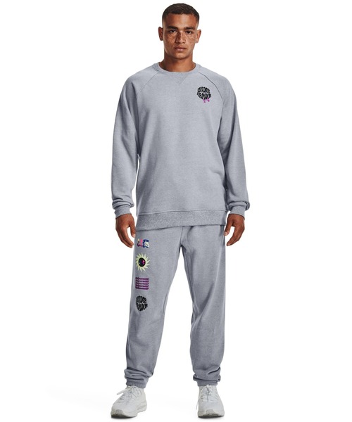 UNDER ARMOUR（アンダーアーマー）の「UAエレベーティッド テリー クルー（トレーニング/メンズ）（スウェット・メンズ・ホワイト/ブラック/グレー・3XL/XL/L/M/S/XXL）」の13枚目の写真