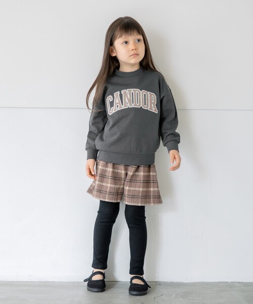 THE SHOP TK （ザ ショップ ティーケー ）の「◆【110-150】チェックキュロットパンツ（その他パンツ・キッズ・グレー系1/ブラウン系2・11/12/15 /13/14）」の10枚目の写真
