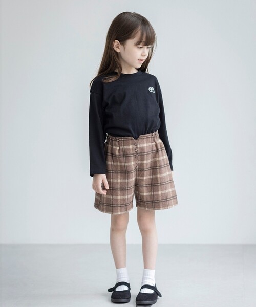 THE SHOP TK （ザ ショップ ティーケー ）の「◆【110-150】チェックキュロットパンツ（その他パンツ・キッズ・グレー系1/ブラウン系2・11/12/15 /13/14）」の21枚目の写真