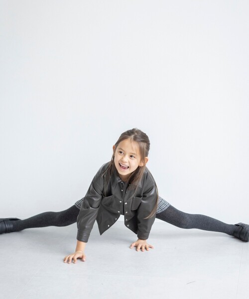 THE SHOP TK （ザ ショップ ティーケー ）の「◆【110-150】チェックキュロットパンツ（その他パンツ・キッズ・グレー系1/ブラウン系2・11/12/15 /13/14）」の4枚目の写真