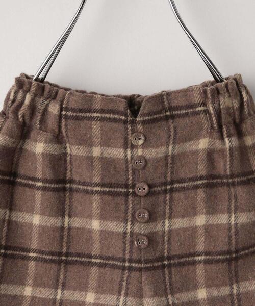 THE SHOP TK （ザ ショップ ティーケー ）の「◆【110-150】チェックキュロットパンツ（その他パンツ・キッズ・グレー系1/ブラウン系2・11/12/15 /13/14）」の20枚目の写真