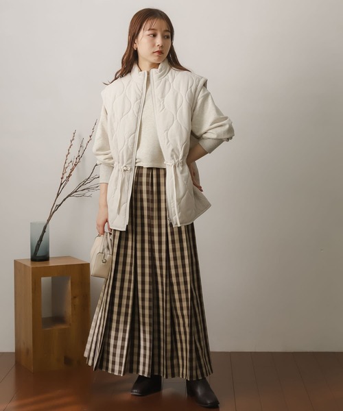 『堀田真由さん着用』チェックプリーツスカート