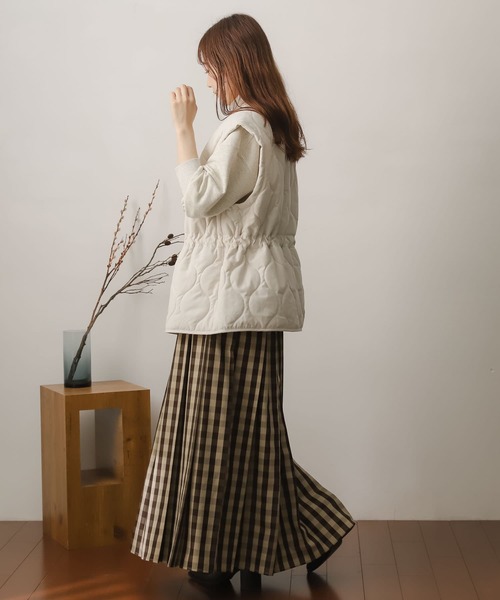 『堀田真由さん着用』チェックプリーツスカート