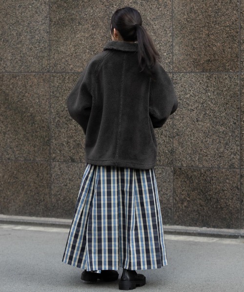 SENSE OF PLACE by URBAN RESEARCH（センスオブプレイスバイアーバンリサーチ）の「チェックプリーツスカート（スカート・レディース・ブラウン系その他/ブルー系その他/オレンジ系その他・ONE）」の17枚目の写真