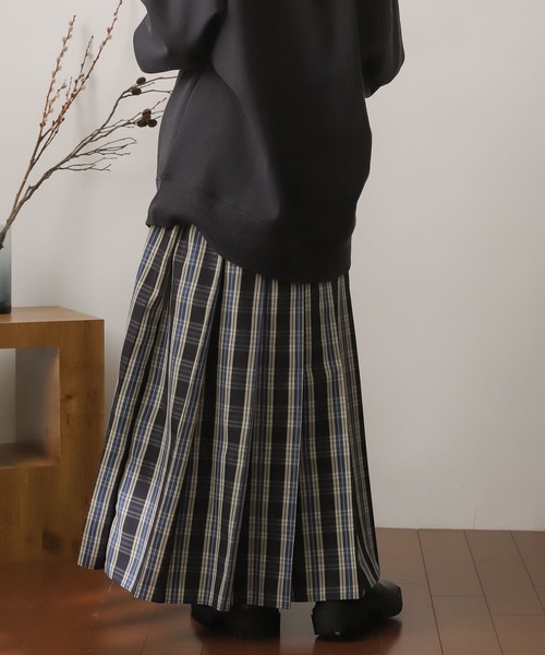 SENSE OF PLACE by URBAN RESEARCH（センスオブプレイスバイアーバンリサーチ）の「チェックプリーツスカート（スカート・レディース・ブラウン系その他/ブルー系その他/オレンジ系その他・ONE）」の19枚目の写真