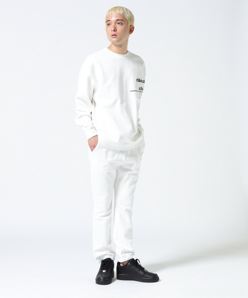 A4A（エーフォーエー）の「A4A(エーフォーエー) PRINT SWEAT PANTS プリントスウェットパンツ（その他パンツ・メンズ・ブラック/ホワイト・F）」の3枚目の写真