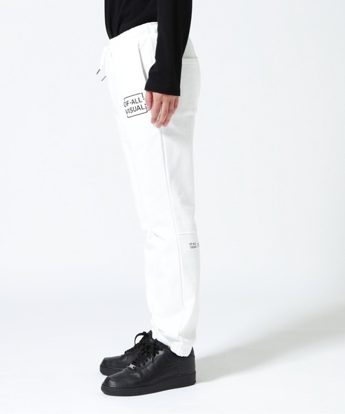 A4A（エーフォーエー）の「A4A(エーフォーエー) PRINT SWEAT PANTS プリントスウェットパンツ（その他パンツ・メンズ・ブラック/ホワイト・F）」の4枚目の写真