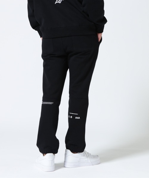 A4A（エーフォーエー）の「A4A(エーフォーエー) PRINT SWEAT PANTS プリントスウェットパンツ（その他パンツ・メンズ・ブラック/ホワイト・F）」の10枚目の写真