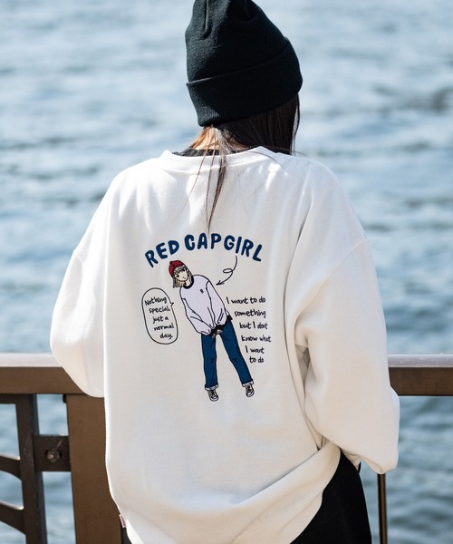 Red Cap Girl(レッドキャプガール)の「【a-r】〔Red Cap Girl/レッドキャップガール〕ロゴ刺繍 ニットキャップ/ビーニー(ニットキャップ/ビーニー・メンズ・グリーン/ブラック/イエロー/レッド/オレンジ/ブルー・FREE)」の8枚目の写真