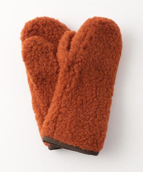 Steven Alan（スティーブンアラン）の「＜COLD BREAKER＞BOA MITTENS/ミトン（手袋・レディース・クリーム/その他1/オレンジ系その他/ライトブルー・XS）」の11枚目の写真