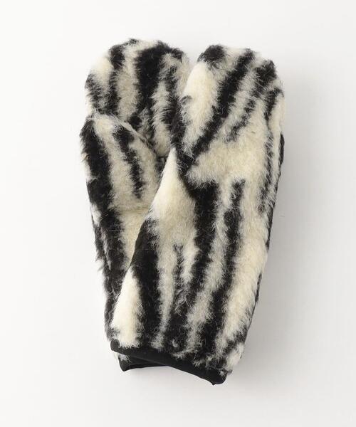 Steven Alan（スティーブンアラン）の「＜COLD BREAKER＞BOA MITTENS/ミトン（手袋・レディース・クリーム/その他1/オレンジ系その他/ライトブルー・XS）」の13枚目の写真