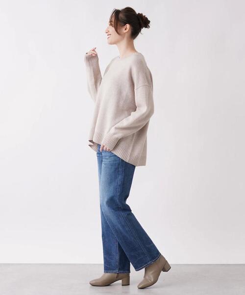 YANUK(ヤヌーク)の「【YANUK】LEAストレッチウォッシュデニムパンツ(デニムパンツ・レディース・ダークブルー・0/1/2/3)」の16枚目の写真
