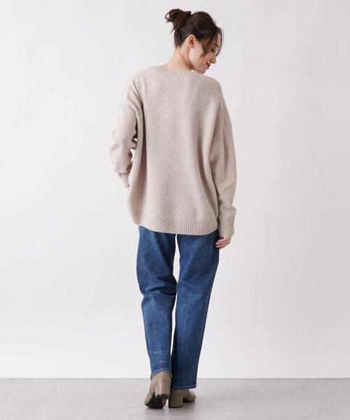 YANUK(ヤヌーク)の「【YANUK】LEAストレッチウォッシュデニムパンツ(デニムパンツ・レディース・ダークブルー・0/1/2/3)」の17枚目の写真