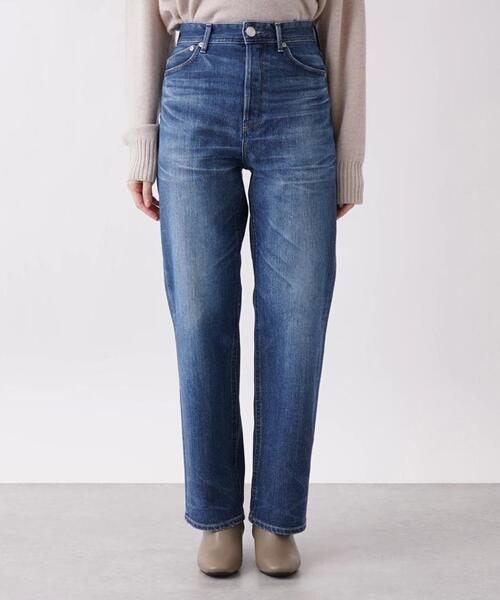 YANUK(ヤヌーク)の「【YANUK】LEAストレッチウォッシュデニムパンツ(デニムパンツ・レディース・ダークブルー・0/1/2/3)」の18枚目の写真