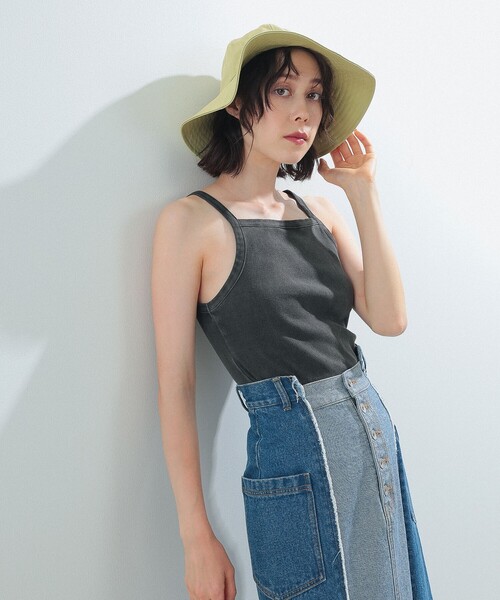 Ray BEAMS(レイビームス)の「Ray BEAMS / ワイド ブリム ハット(ハット・レディース・ブラウン系その他4/グリーン系その他・ONE SIZE)」の3枚目の写真