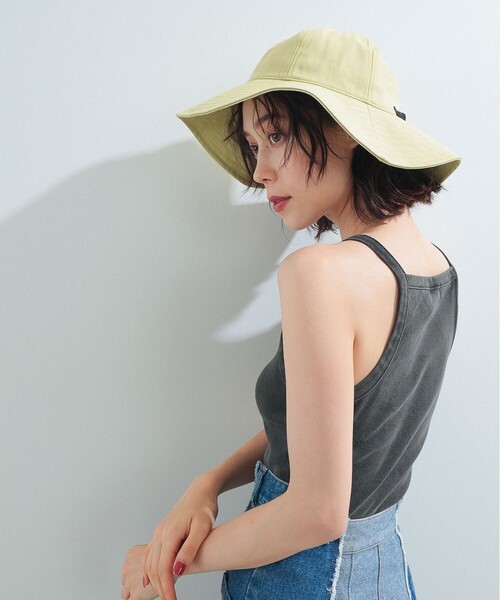 Ray BEAMS(レイビームス)の「Ray BEAMS / ワイド ブリム ハット(ハット・レディース・ブラウン系その他4/グリーン系その他・ONE SIZE)」の5枚目の写真