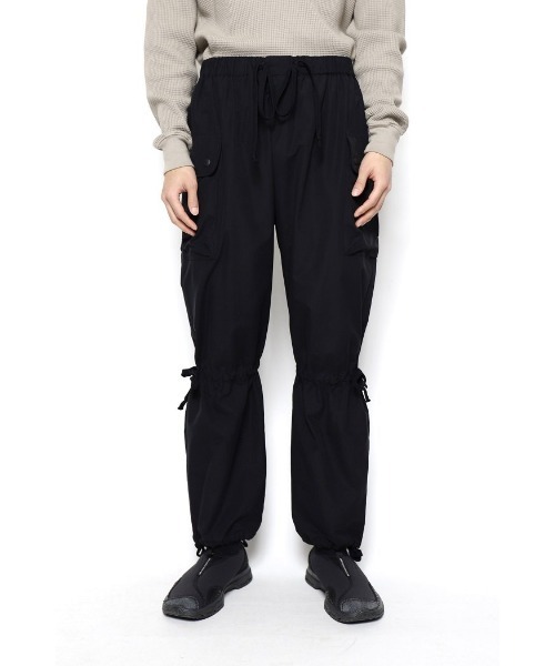F.U.L.L(フル)の「CARGO PANTS(カーゴパンツ・メンズ・ブラック/ダークカーキ・1/2)」の4枚目の写真