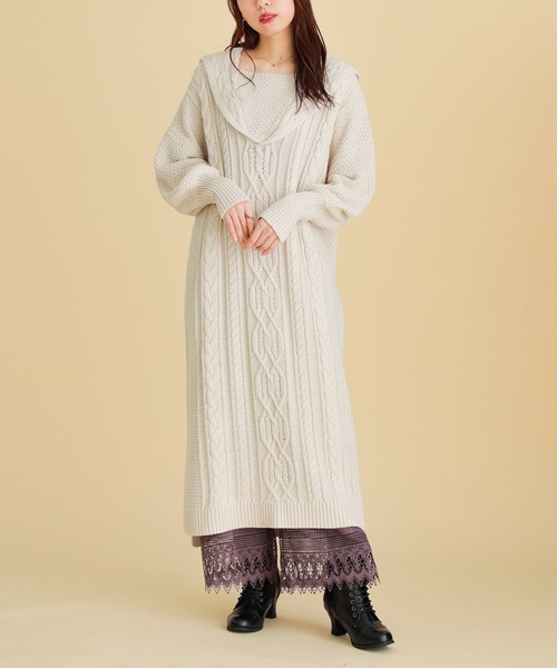 osharewalker（オシャレウォーカー）の「『裏起毛Ver.裾レースペチパンツ』（その他パンツ・レディース・アイボリー/ブラウン/ブラック・2/1）」の15枚目の写真