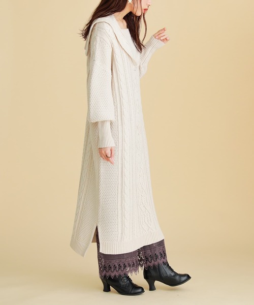 osharewalker（オシャレウォーカー）の「『裏起毛Ver.裾レースペチパンツ』（その他パンツ・レディース・アイボリー/ブラウン/ブラック・2/1）」の16枚目の写真