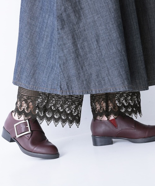 セール】『裏起毛Ver.裾レースペチパンツ』（その他パンツ