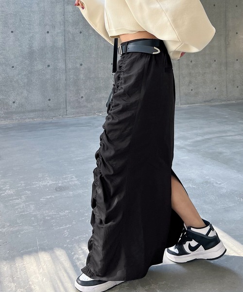 PAGEBOY（ページボーイ）の「WEB限定アイテム / シャーリングスカート（スカート・レディース・ブラック/カーキ/ネイビー/グレー系その他・FREE）」の20枚目の写真