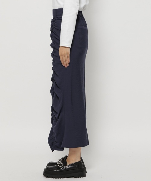 PAGEBOY（ページボーイ）の「WEB限定アイテム / シャーリングスカート（スカート・レディース・ブラック/カーキ/ネイビー/グレー系その他・FREE）」の6枚目の写真