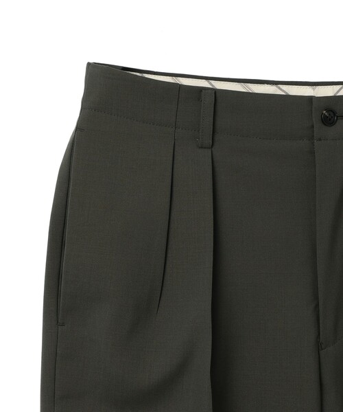 BEAMS LIGHTS（ビームスライツ）の「BEAMS LIGHTS / トロピカルウール 2プリーツ スラックス（スラックス・メンズ・グレー/オリーブ・0/2/3/4）」の15枚目の写真